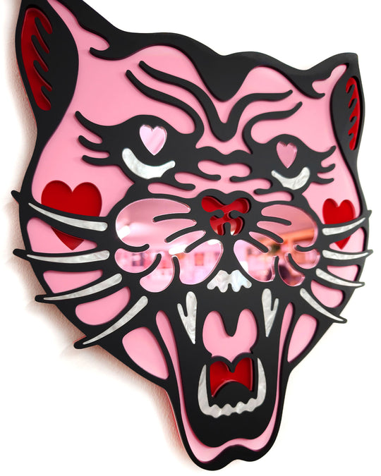 Panther Head Wall Hanging