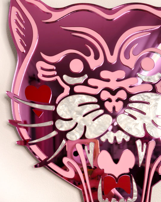 Panther Head Wall Hanging (Seconds)