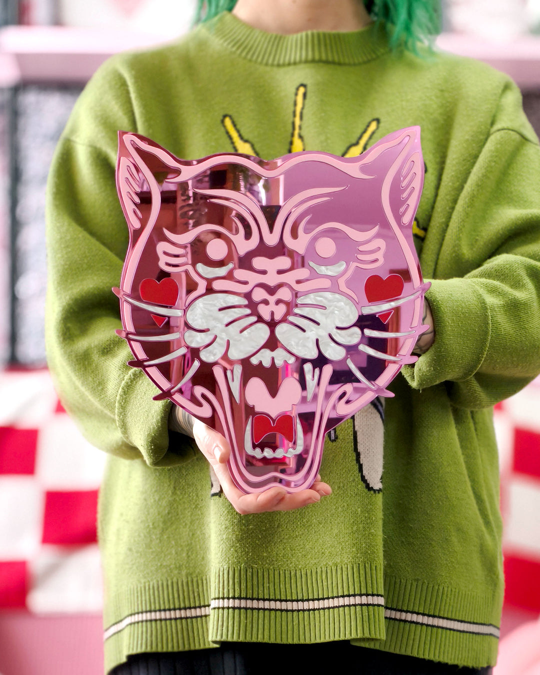 Panther Head Wall Hanging (Seconds)