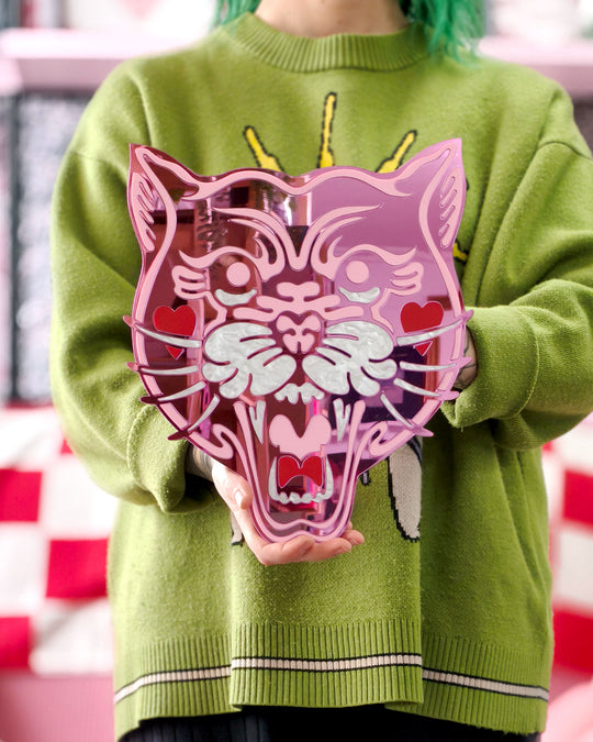 Panther Head Wall Hanging (Seconds)