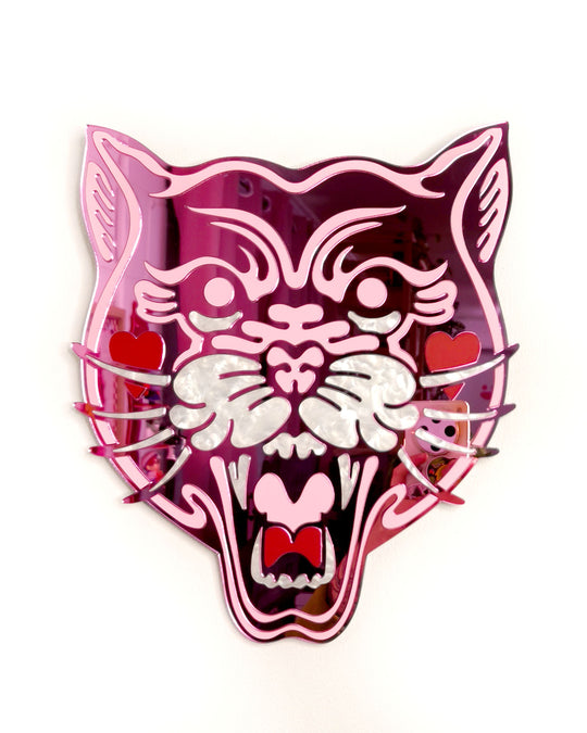 Panther Head Wall Hanging (Seconds)