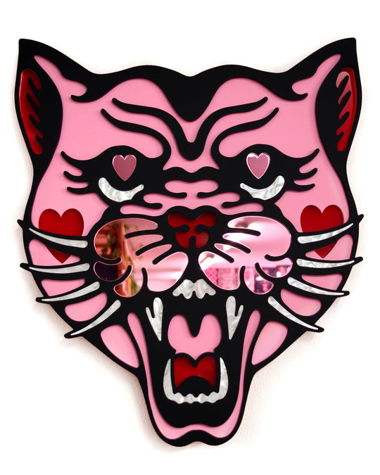 Panther Head Wall Hanging