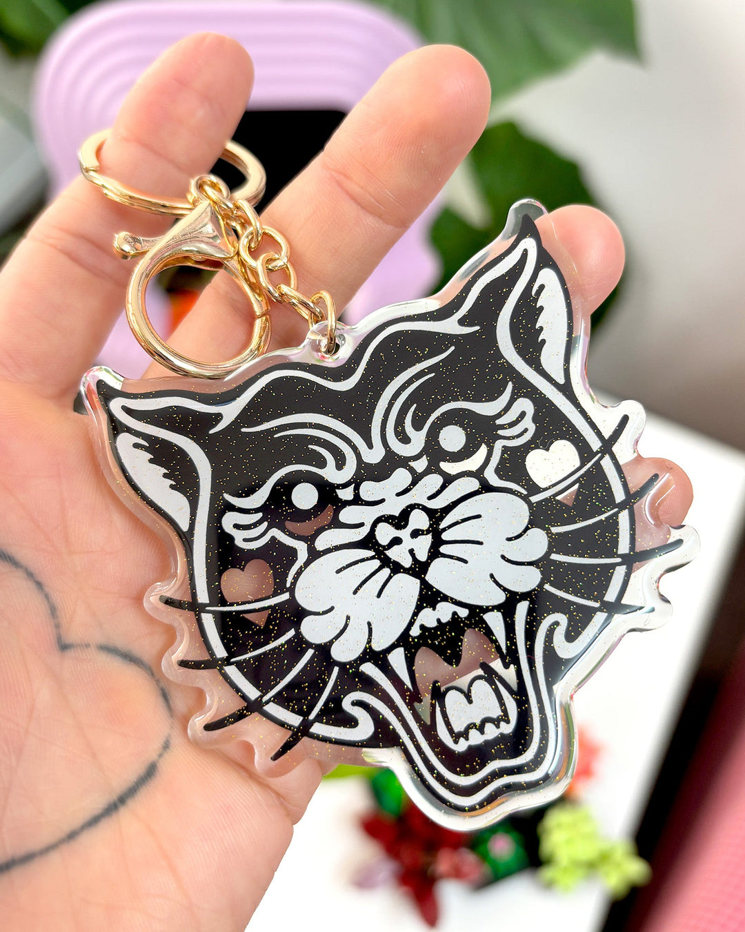 Panther Key Ring - EllaMobbs