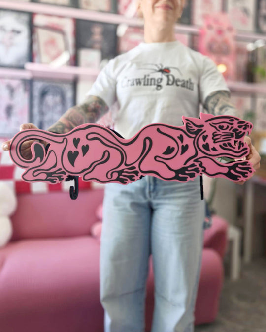 Crawling Panther Shelf (Pink)