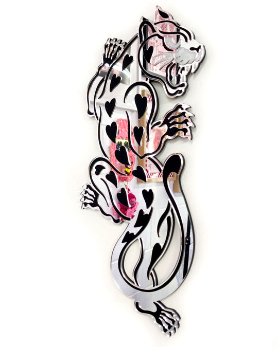 Panther Wall Hanging (Silver)