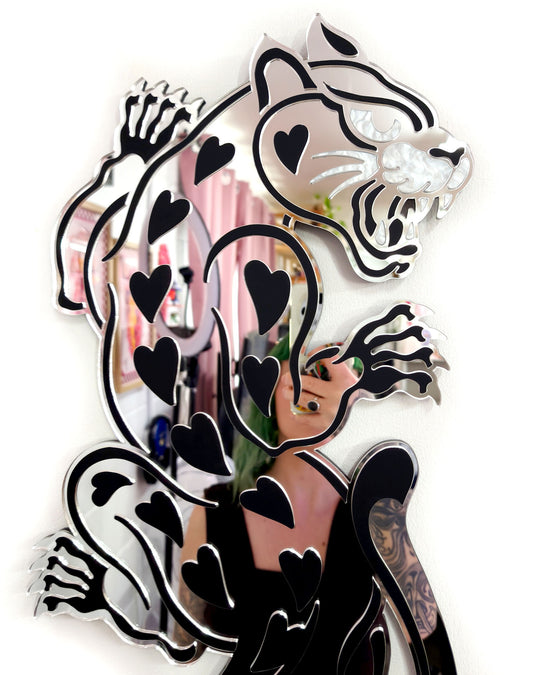Panther Wall Hanging (Silver)