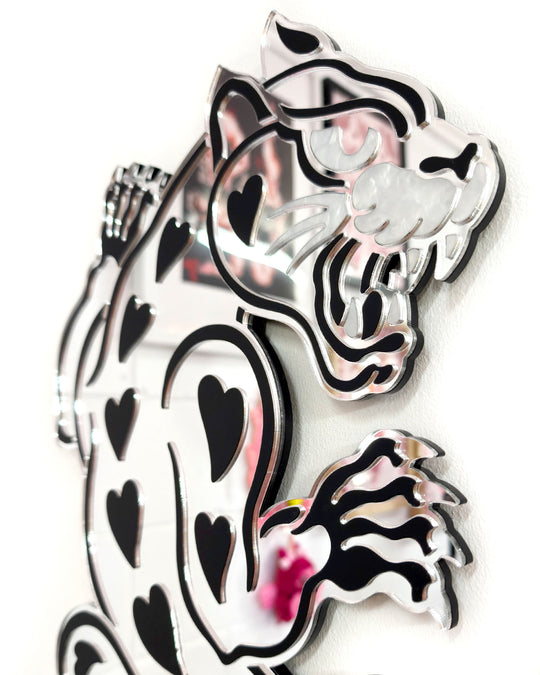 Panther Wall Hanging (Silver)
