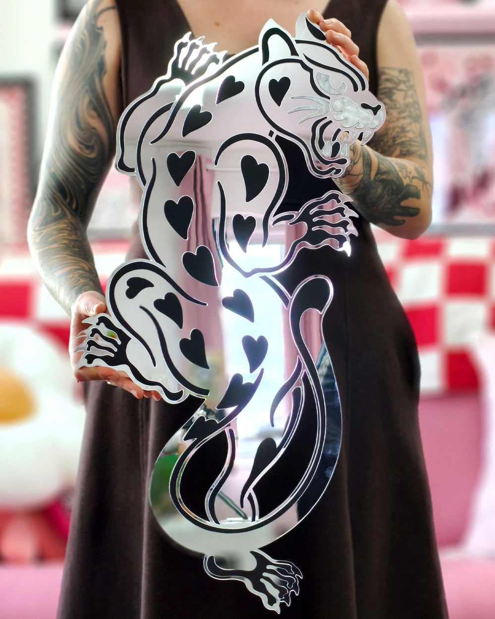Panther Wall Hanging (Silver)