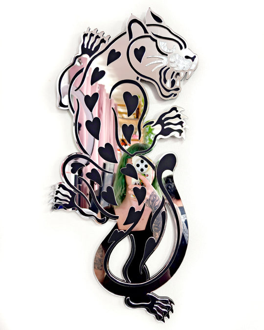 Panther Wall Hanging (Silver)