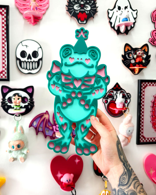 Party Frog - Wall Hanging - Small