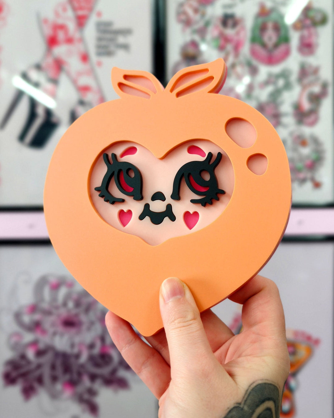 Peach Mini 15cm/5.9" - Ella Mobbs