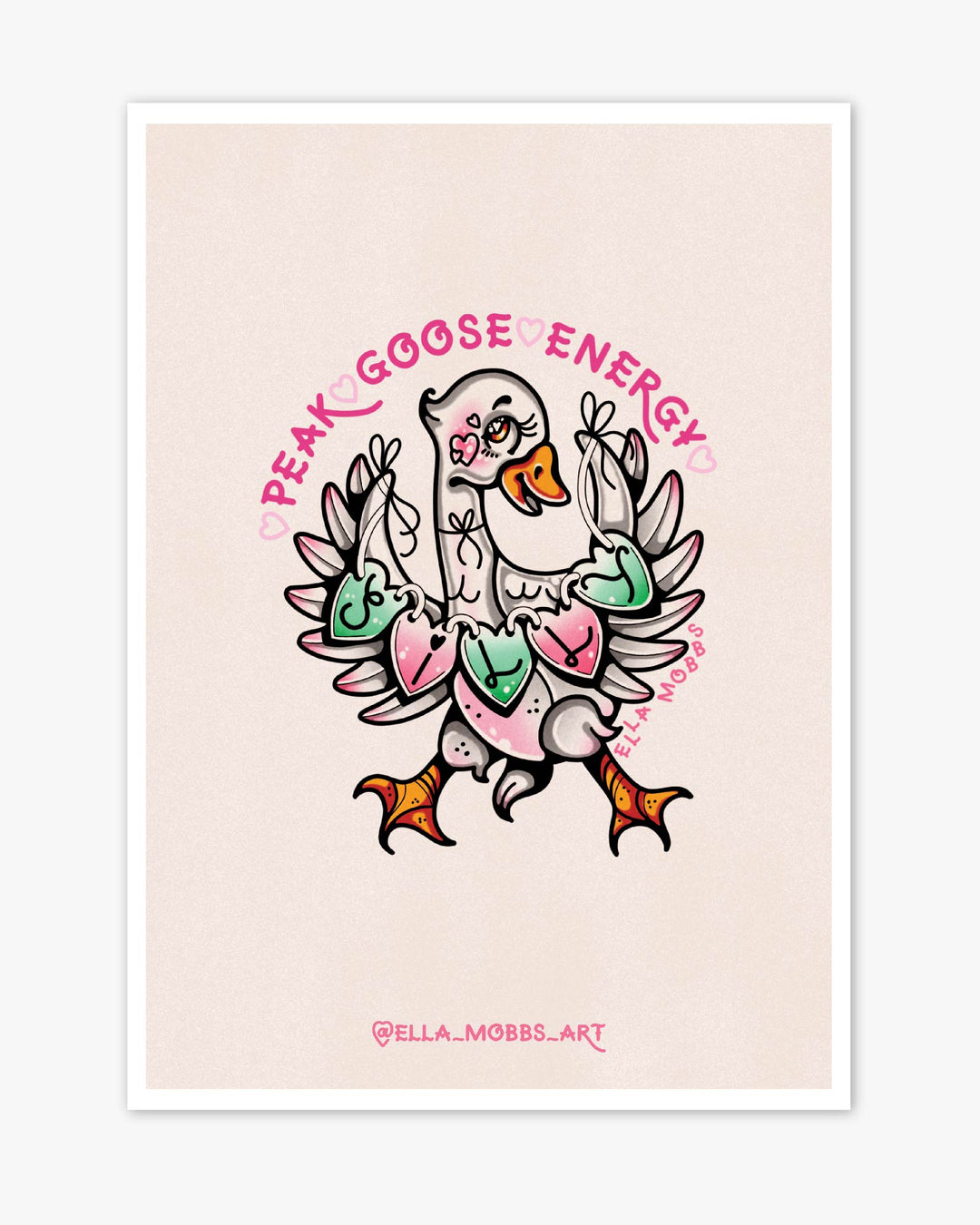 Peak Goose Print - Ella Mobbs