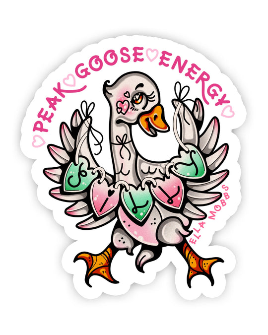 Peak Goose Sticker - Ella Mobbs