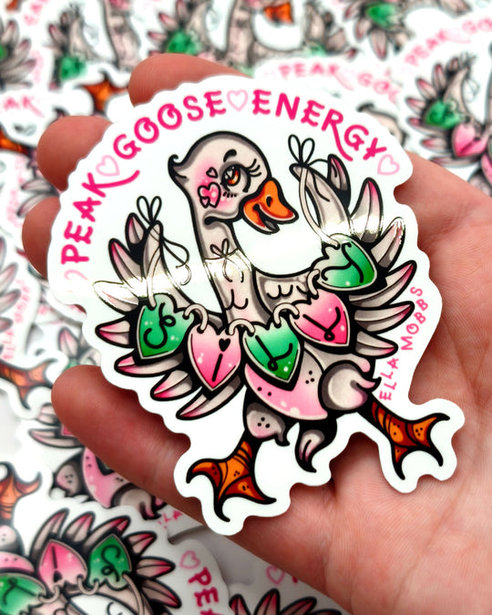 Peak Goose Sticker - Ella Mobbs