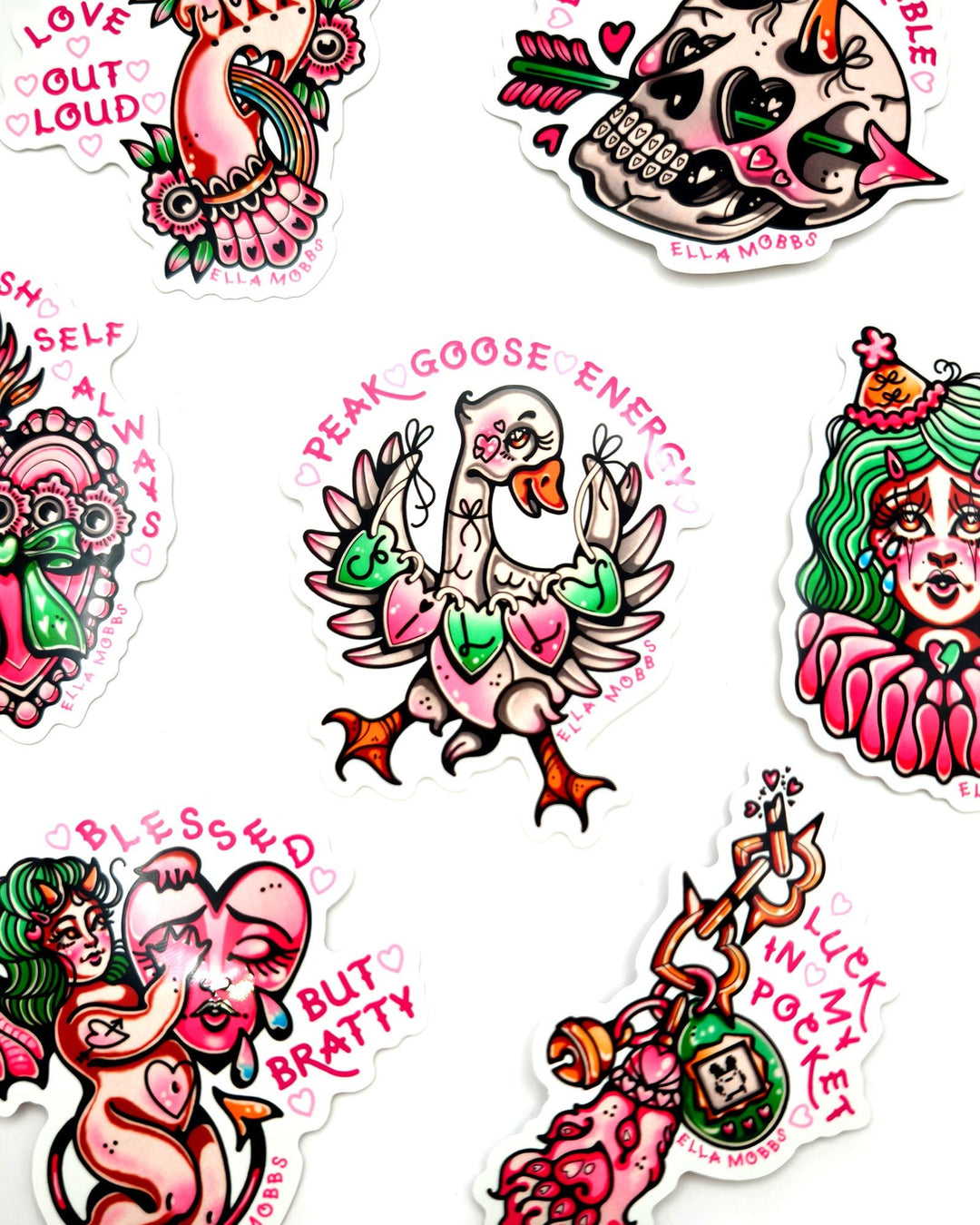 Peak Goose Sticker - Ella Mobbs