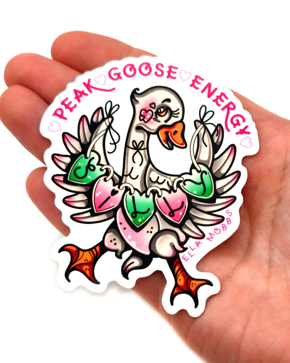 Peak Goose Sticker - Ella Mobbs