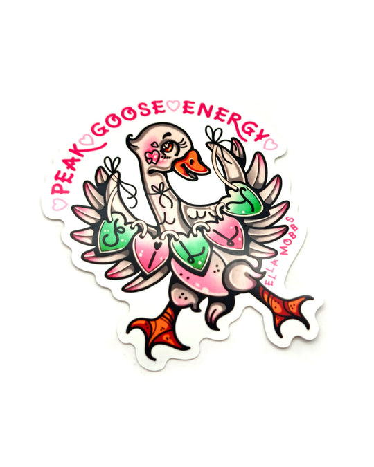 Peak Goose Sticker - Ella Mobbs