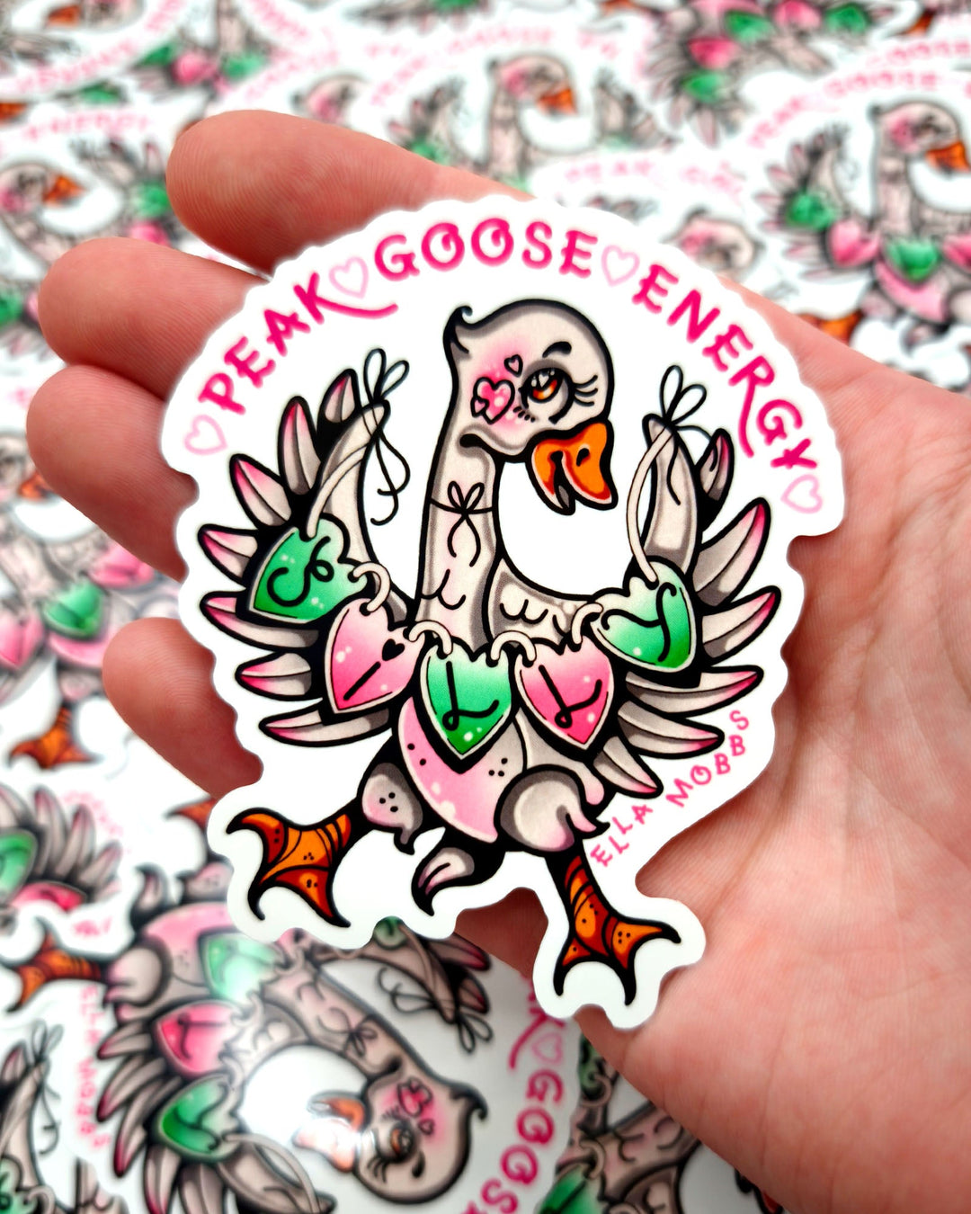 Peak Goose Sticker - Ella Mobbs
