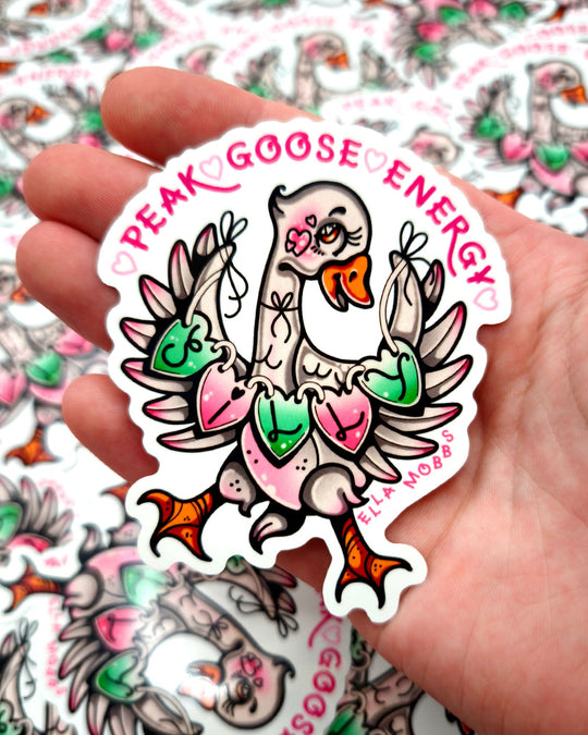 Peak Goose Sticker - Ella Mobbs
