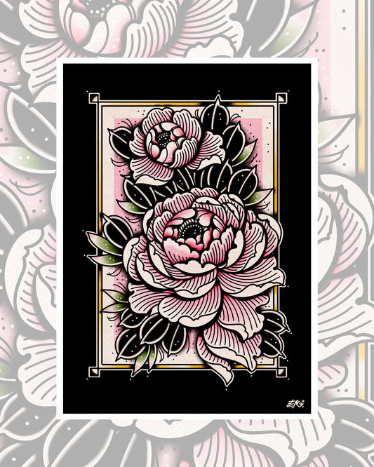 Peony Art Print