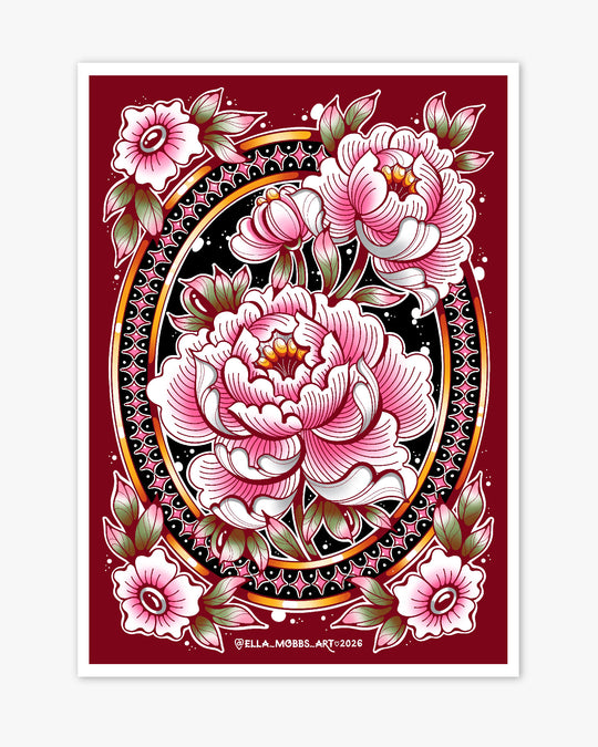 Peonies Print