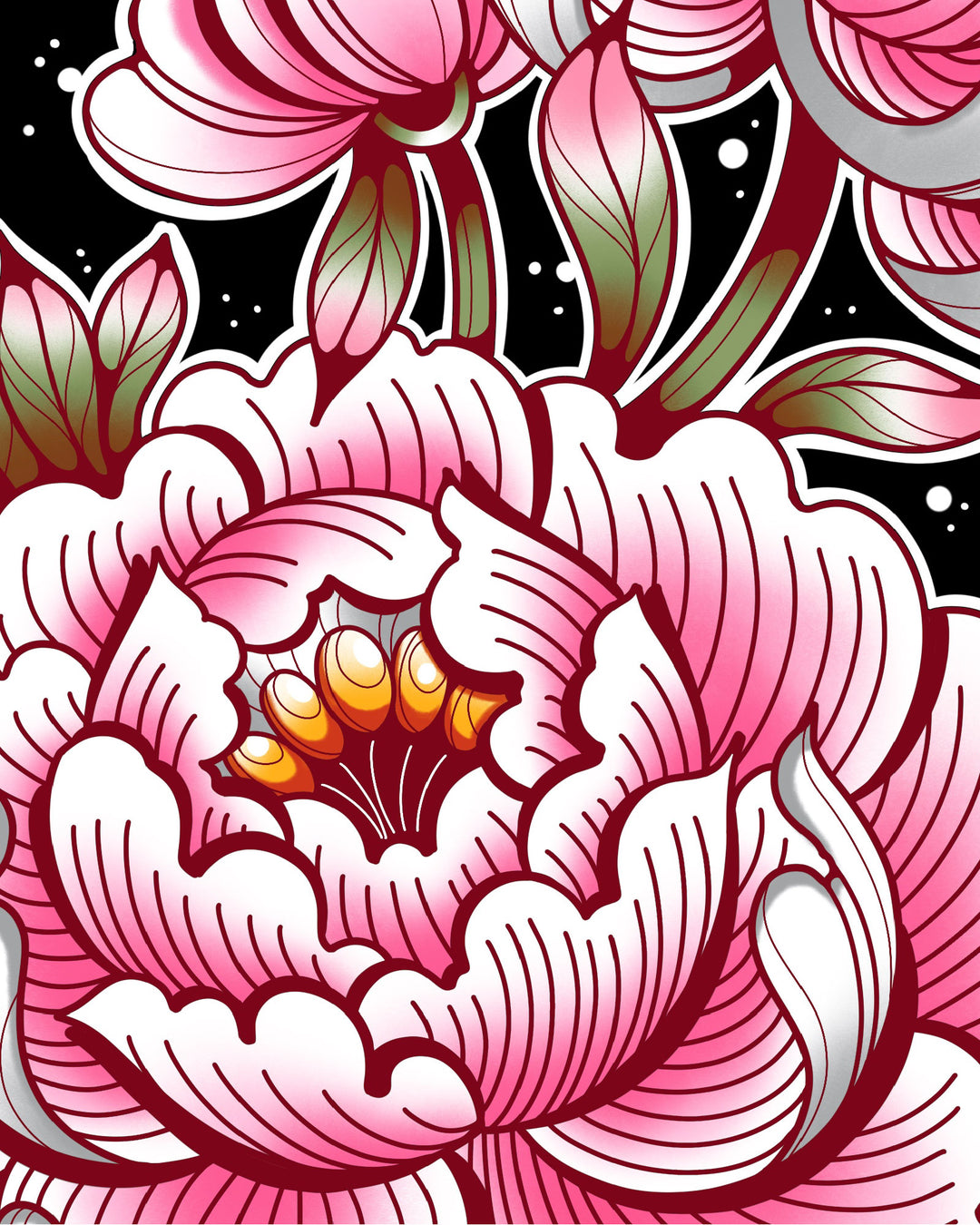 Peonies Print