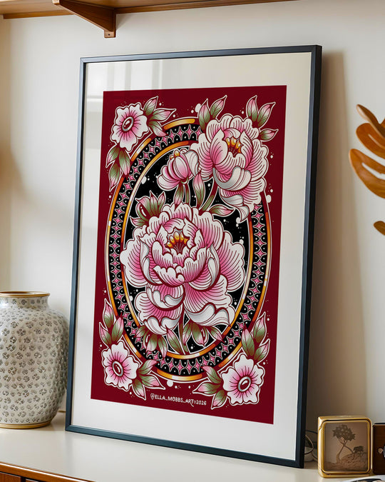 Peonies Print