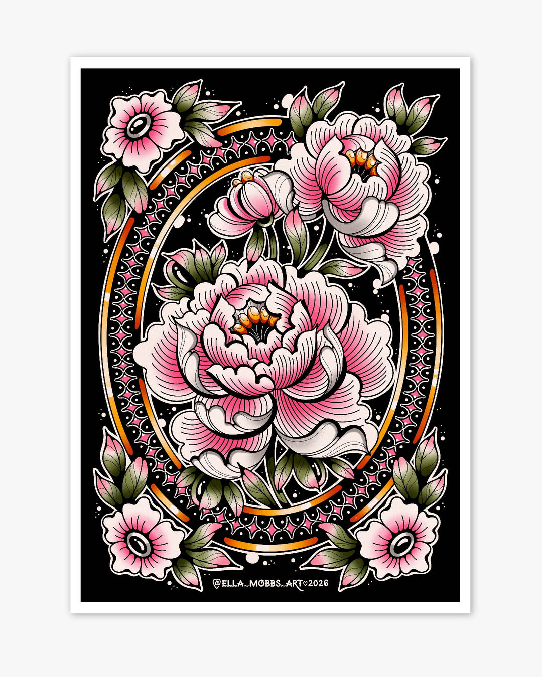 Peonies Print