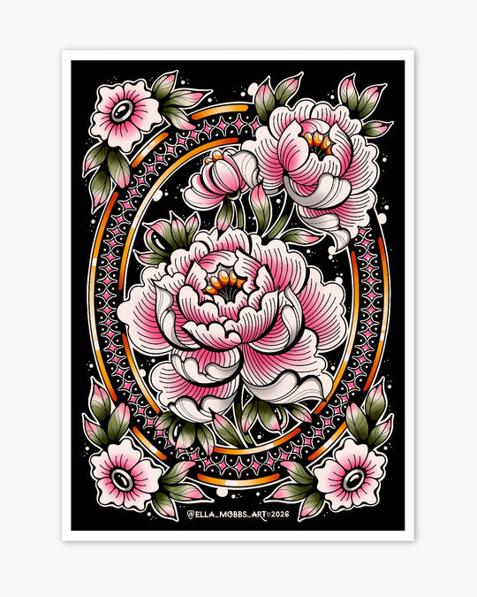 Peonies Print