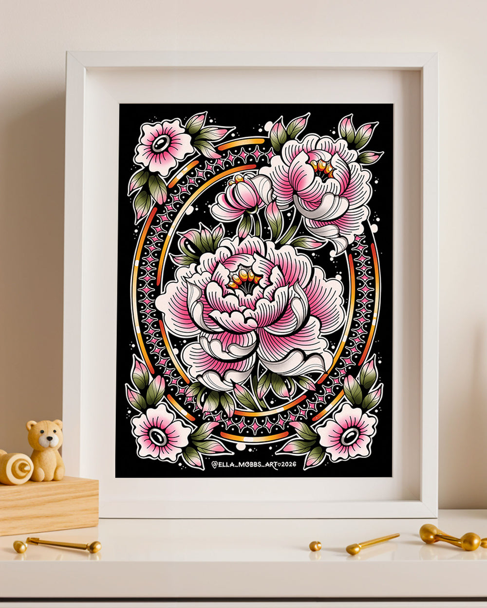 Peonies Print