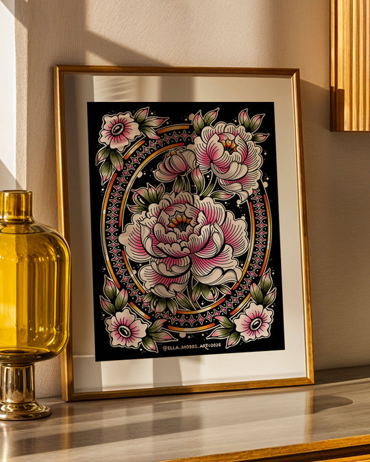 Peonies Print