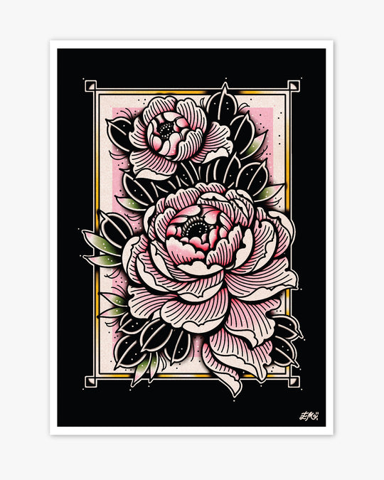 Peony Print
