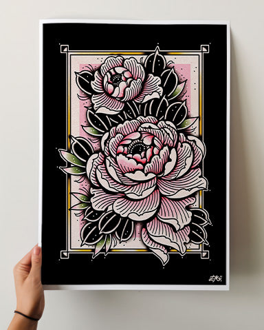 Peony Print
