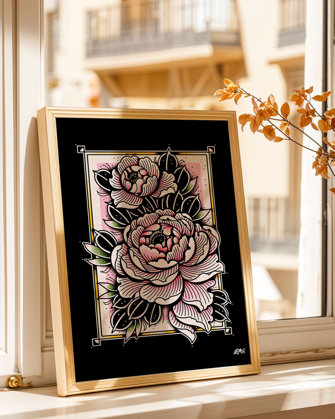 Peony Print