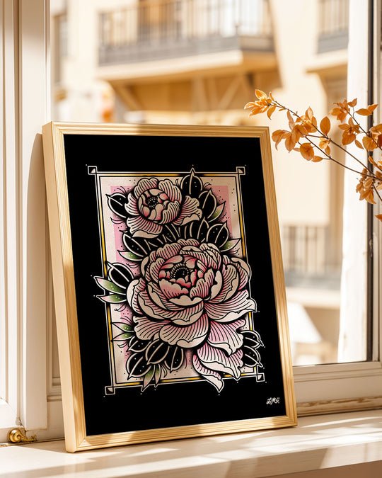 Peony Print
