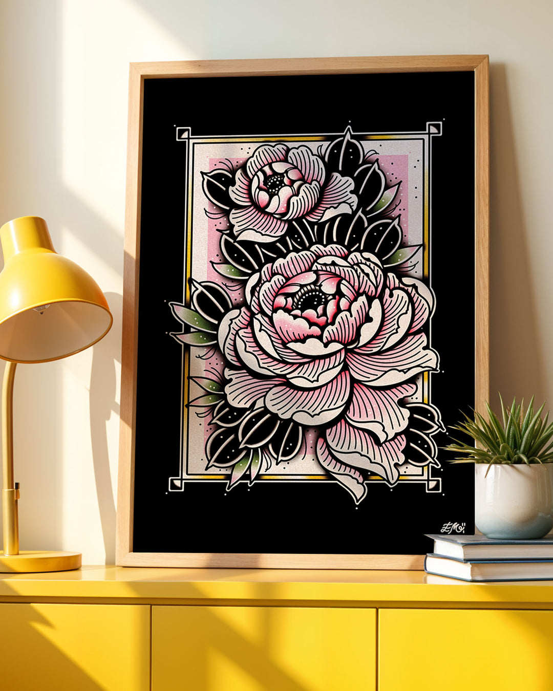 Peony Print