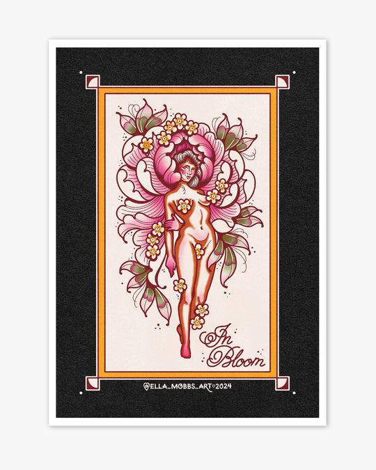 Peony Lady Print