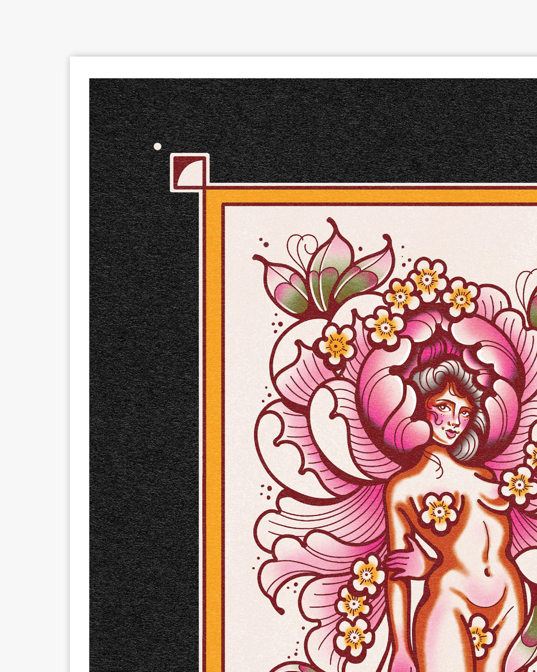 Peony Lady Print