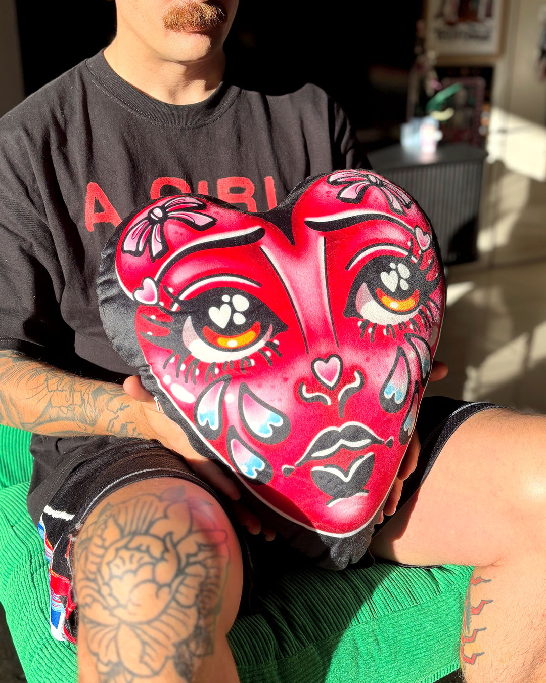 Crying Heart Pillow