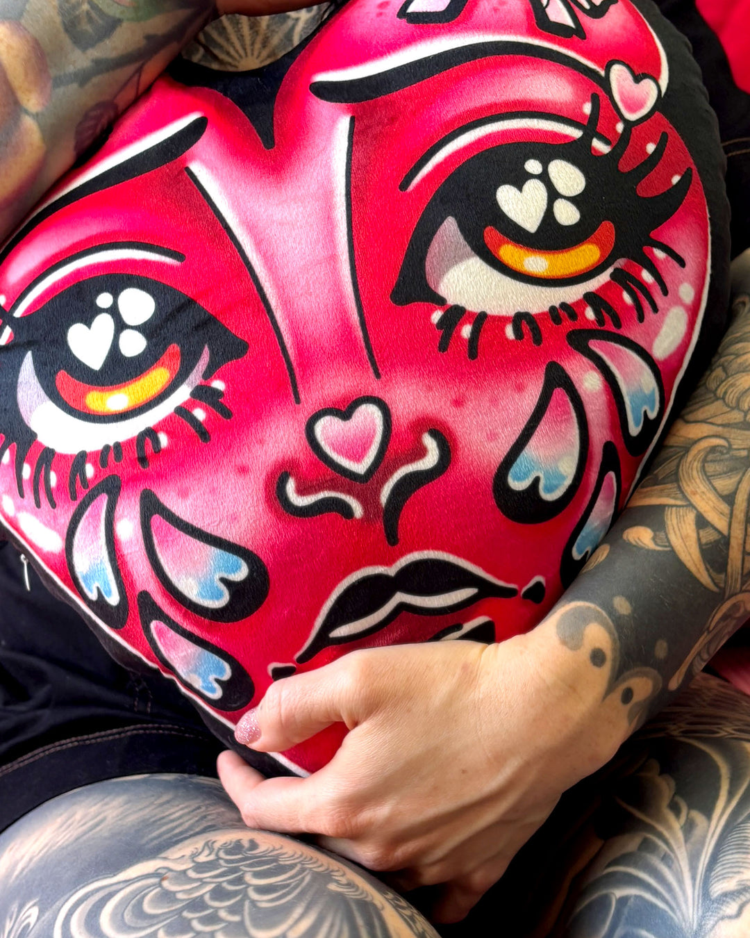 Crying Heart Pillow
