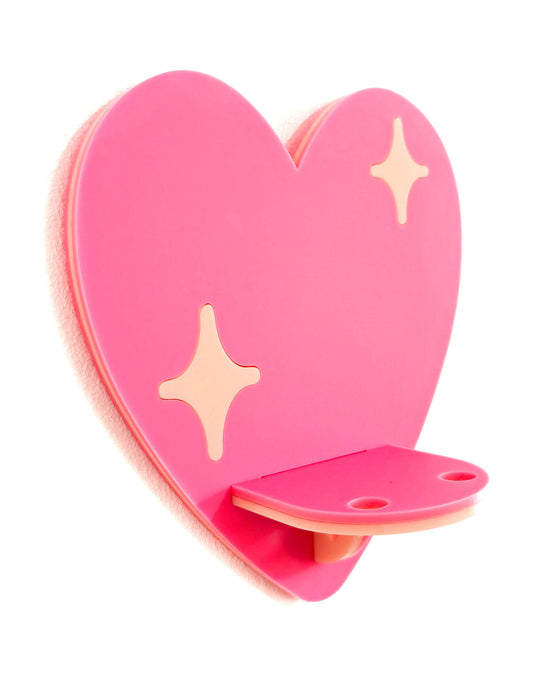 Heart Shelf (Pink)