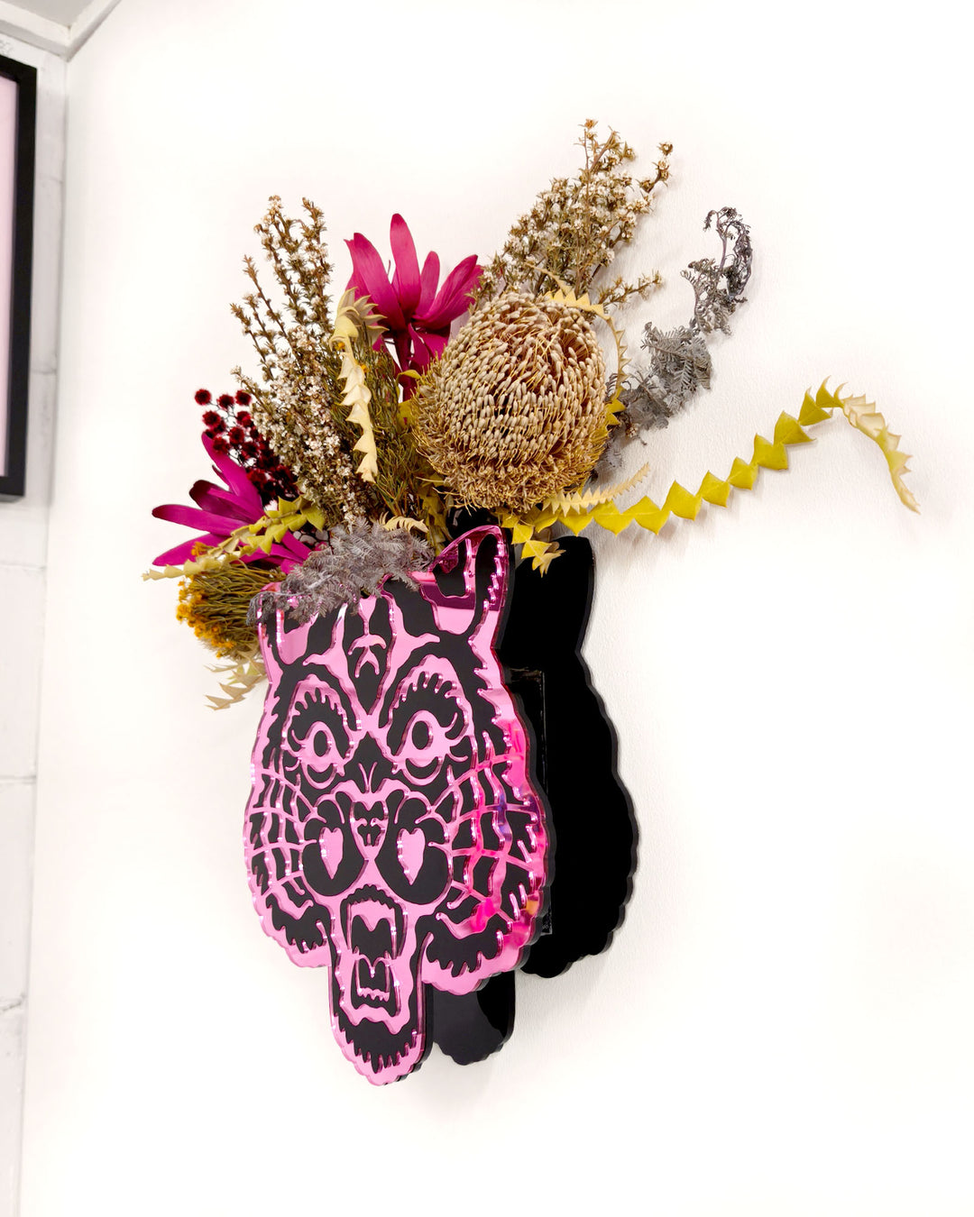 Tiger Vase (Pink)