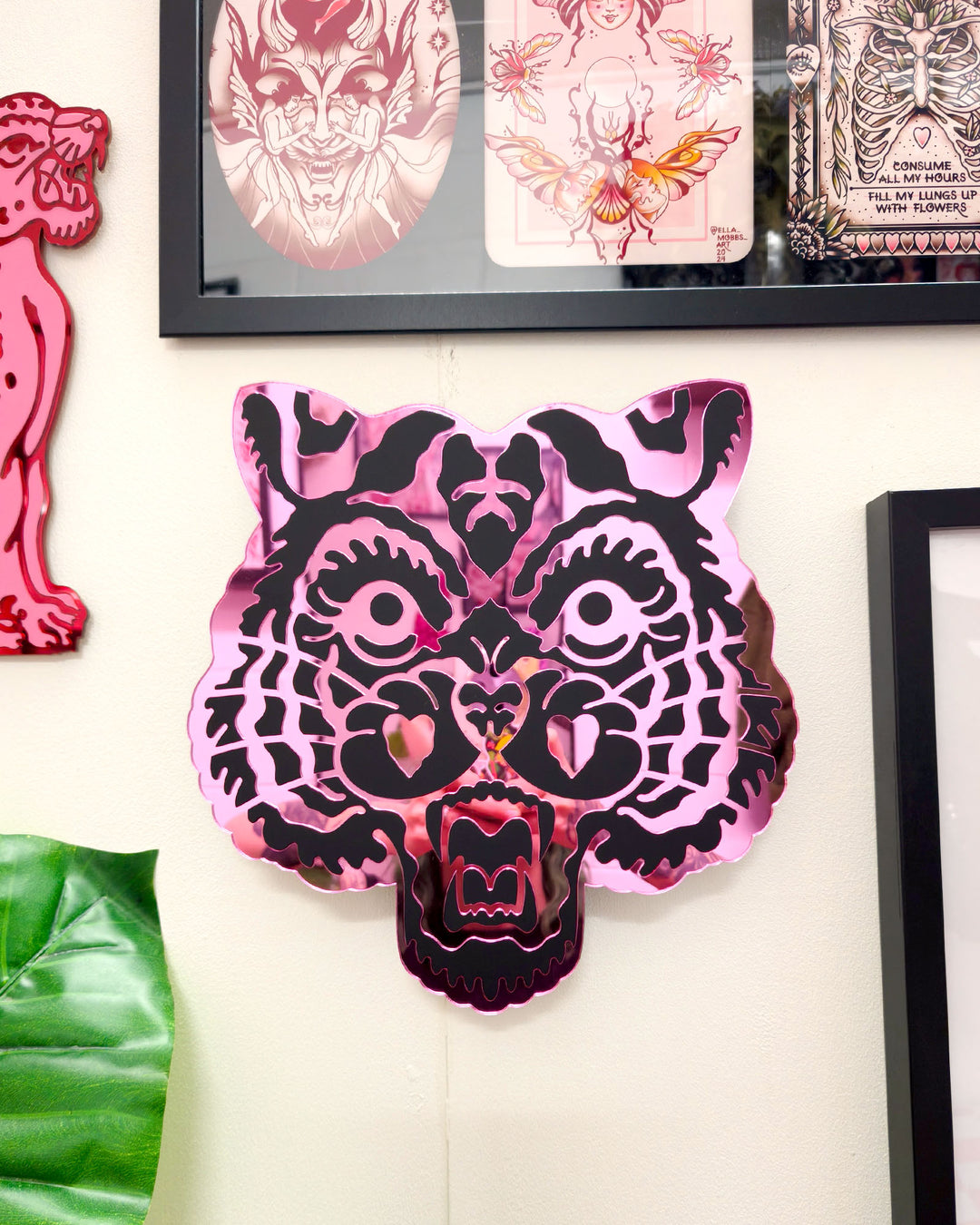 Tiger Vase (Pink)