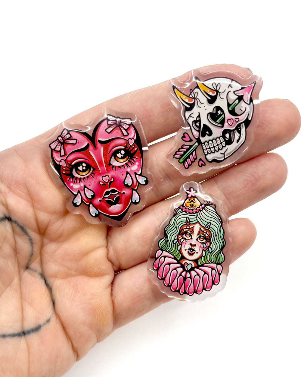 Sad Clown Pin