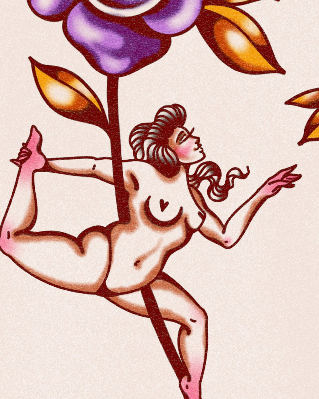 Pole Dancers Print - Ella Mobbs