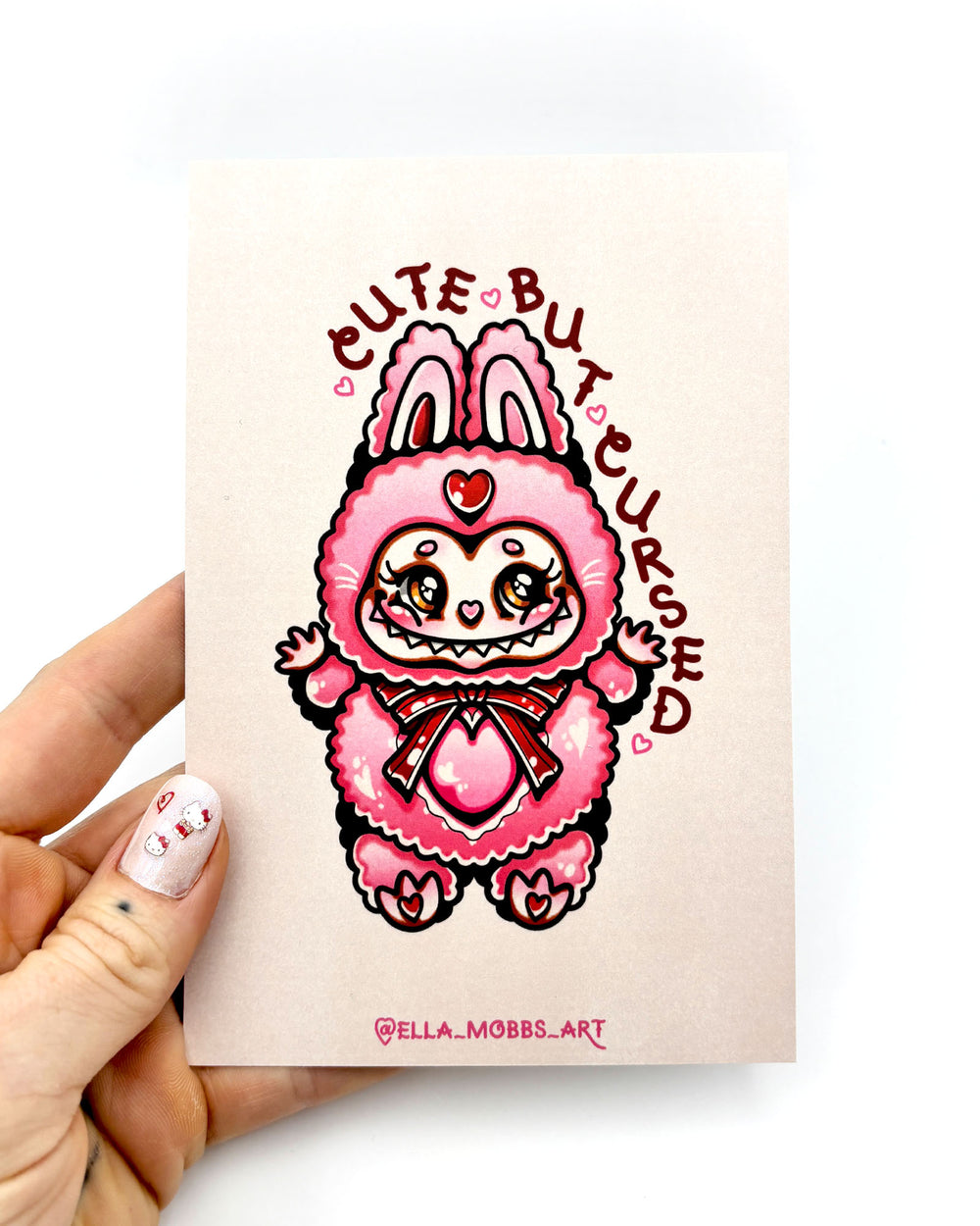 Cute But Cursed Postcard
