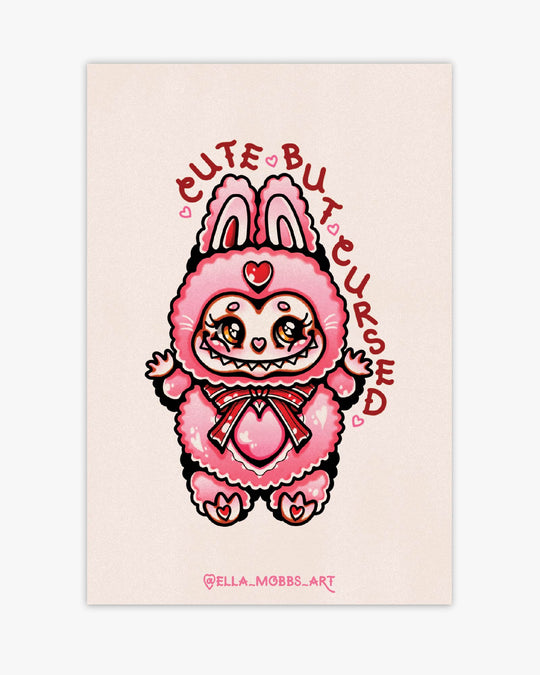Cute But Cursed Postcard