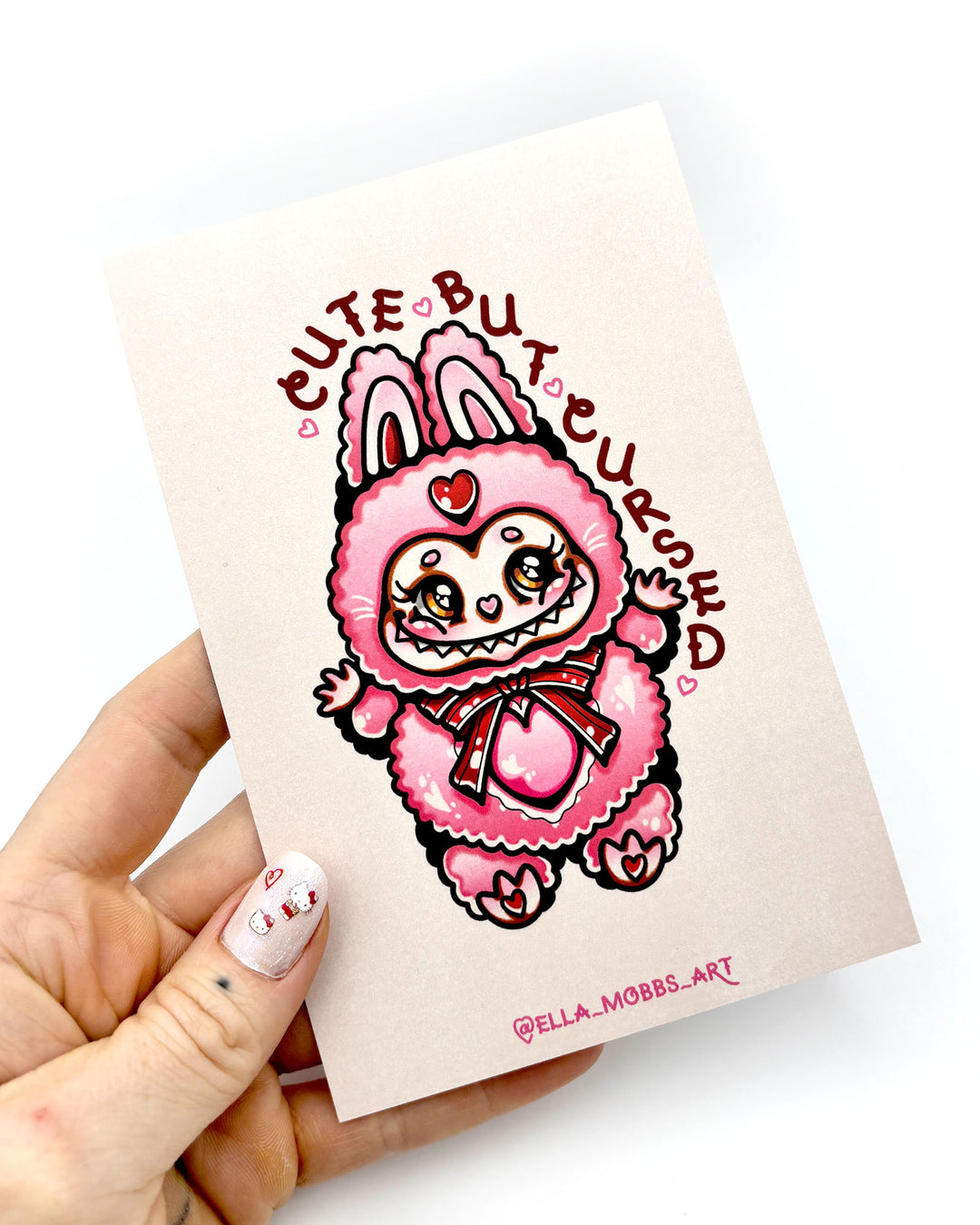 Cute But Cursed Postcard