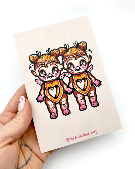 Gemini Postcard