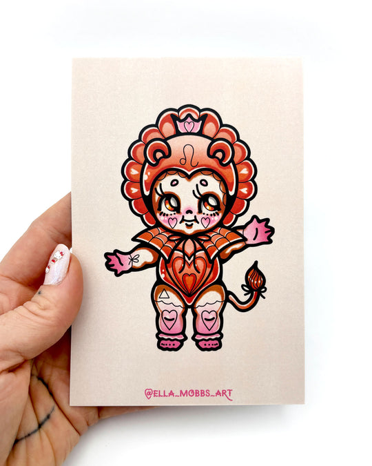 Leo Postcard